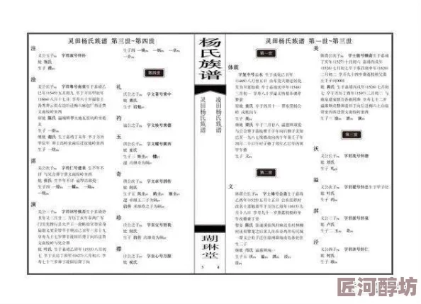 祖宗在上家族修谱完成新增世系图和详细人物传记