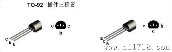 17c一起槽和17c三极管的区别是什么？两种封装不同，引脚定义和功能也不同