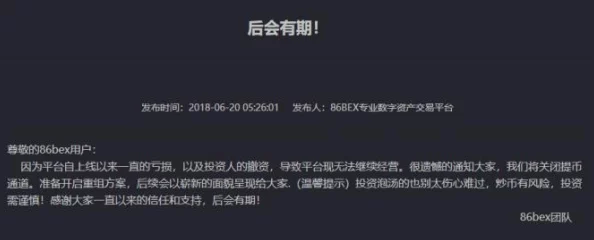 国产玖玖项目已暂停开发敬请期待后续公告